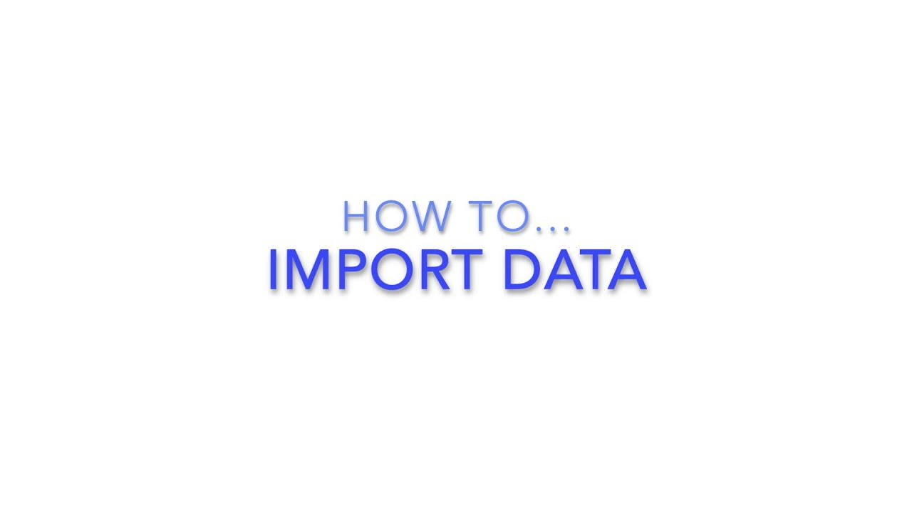 Importing Data - HireHop Equipment Rental Software