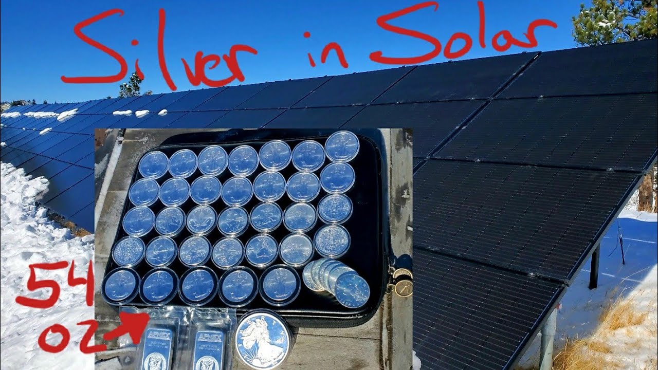 54oz of Silver....in my solar panels?!