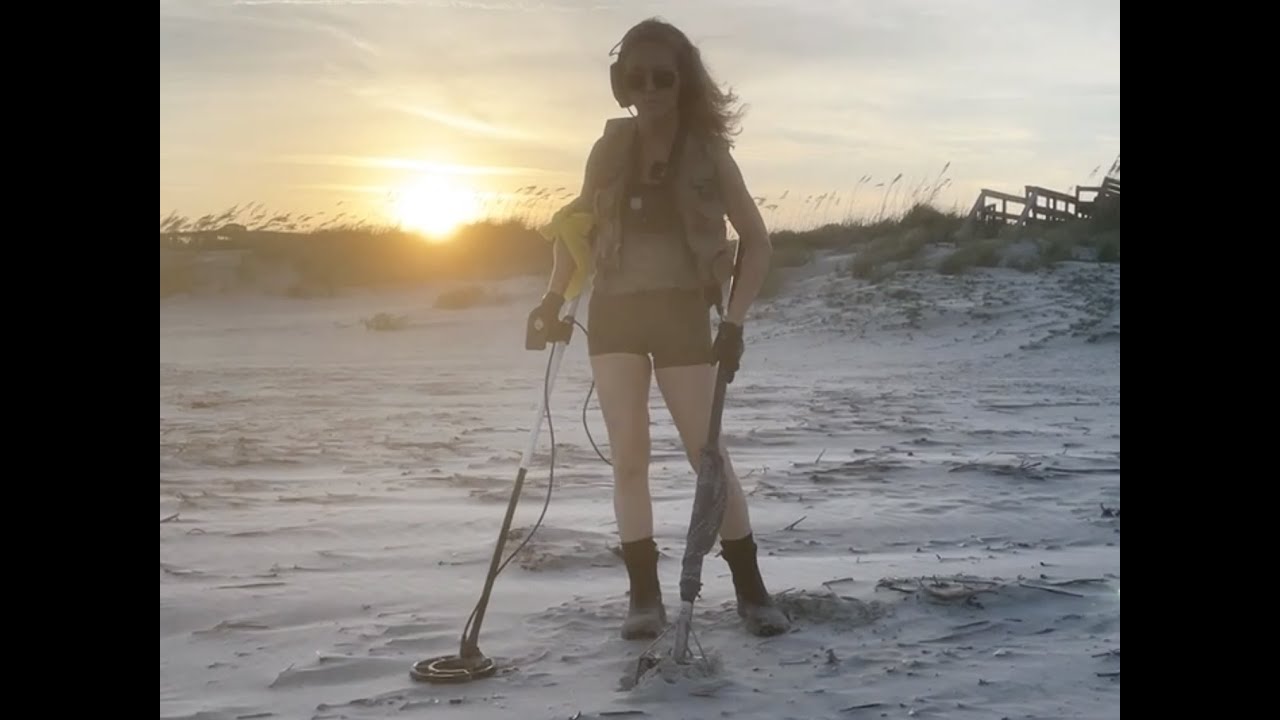 Beach Metal Detecting Adventure at Isle of Palms, South Carolina