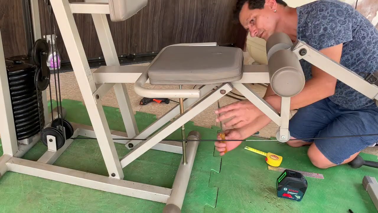 Corrigindo uma falha de projeto da Estação de Musculação Athletic 2001 Compact