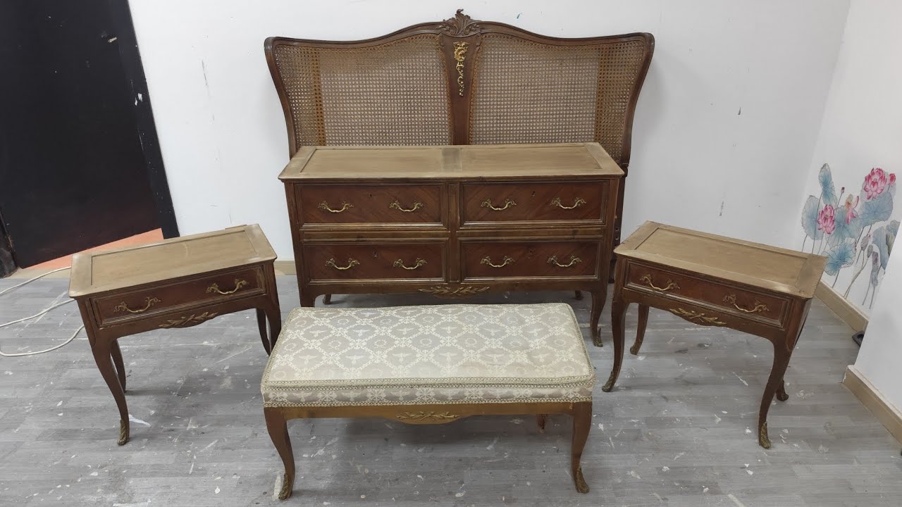 RENOVACIÓN de Dormitorio con TIZA y efecto VINTAGE 