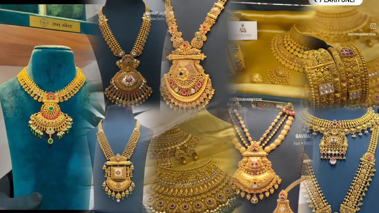 New darbari antic gold jewellery design only for women 💫🤗 #gold #women #wedding #bridal #jewellery 