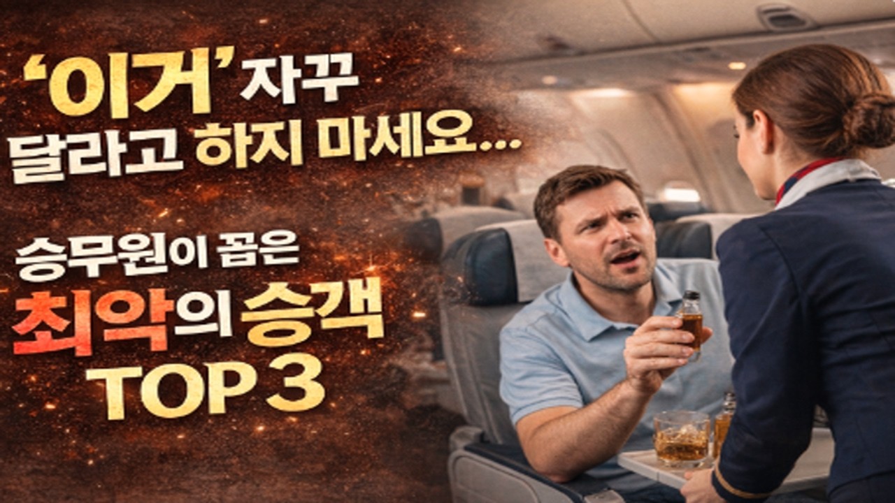 이코노미에서 '진상' 안 되고 대접받는 법! 승무원만 아는 기내 이용 꿀팁
