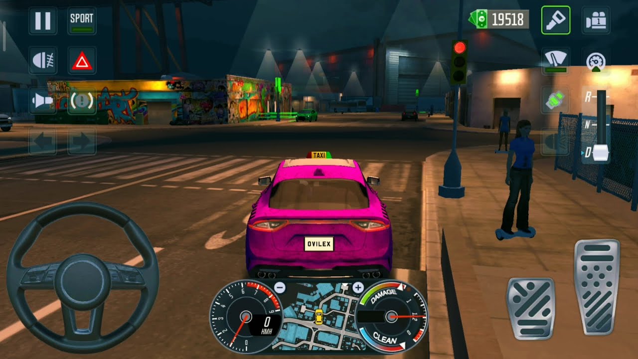 City Taxi Sim 3D Realistic Car Driving Games android gaming #128