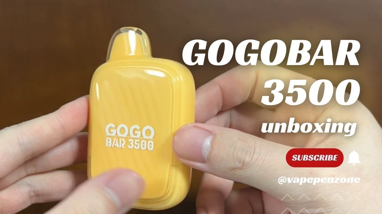GOGO BAR 3500 Puffs Vape Unboxing! | A Cute Rechargeable Disposable Vape | Vapepenzone Global