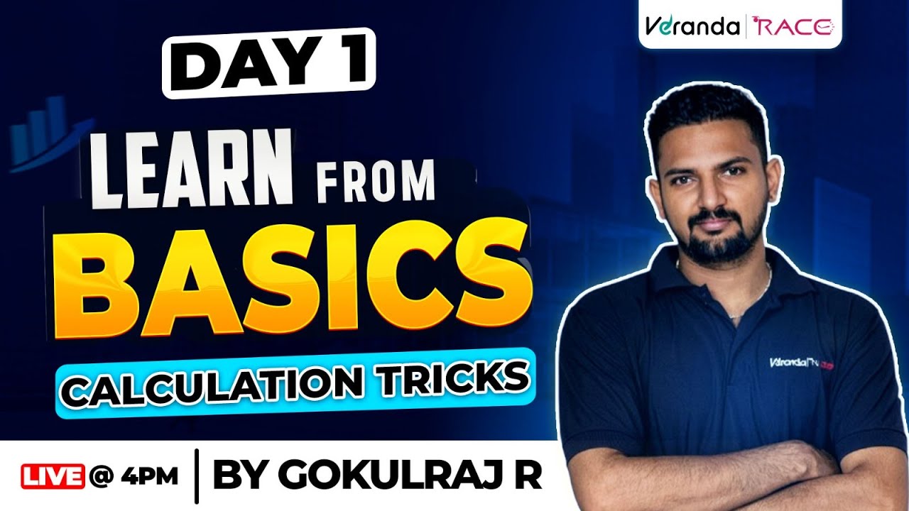 #DAY 1 | LEARN FROM BASICS | CALCULATION TRICKS | BY GOKULRAJ SIR