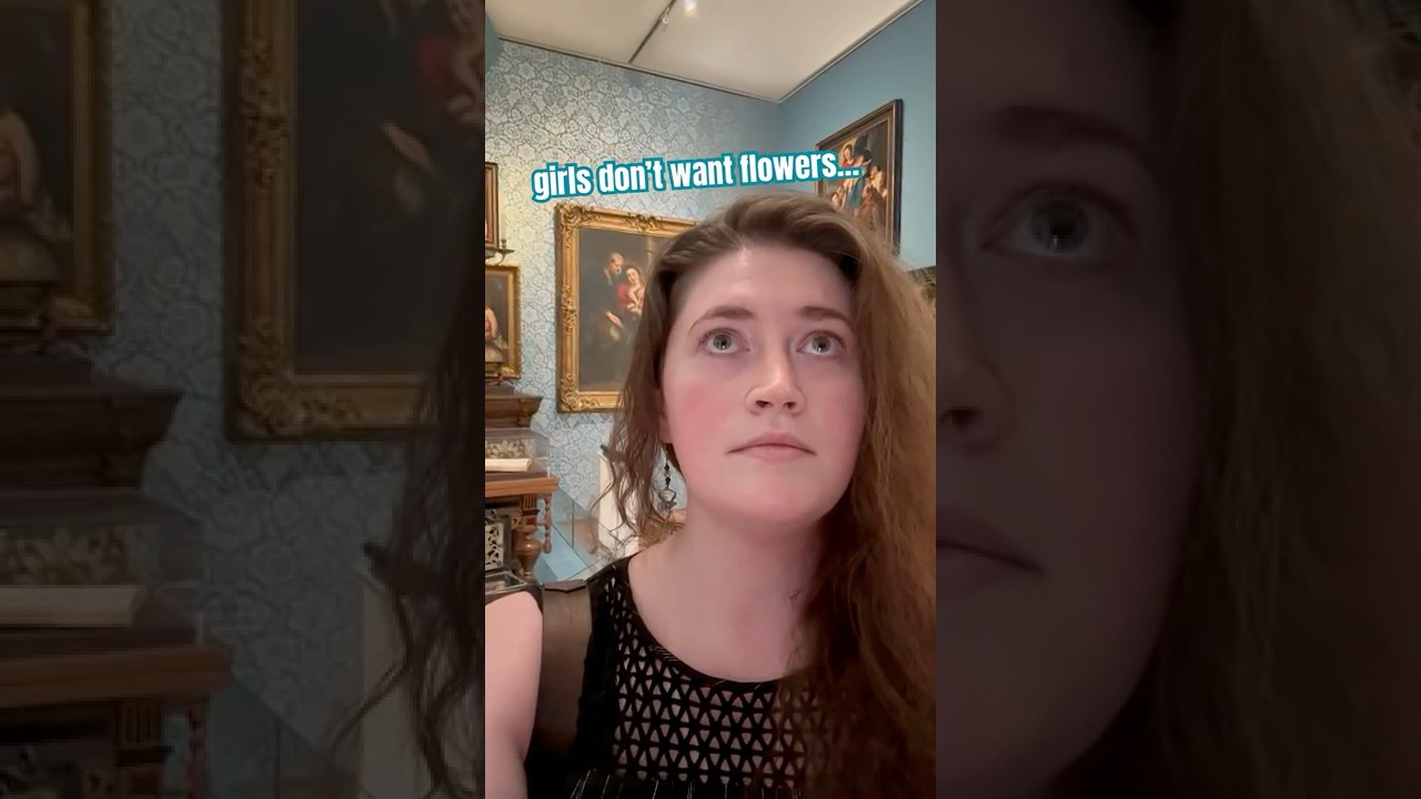 Just kidding, we do also want flowers 💐#art #artmuseum #artist #painting #lute #bard #gomakesomeart