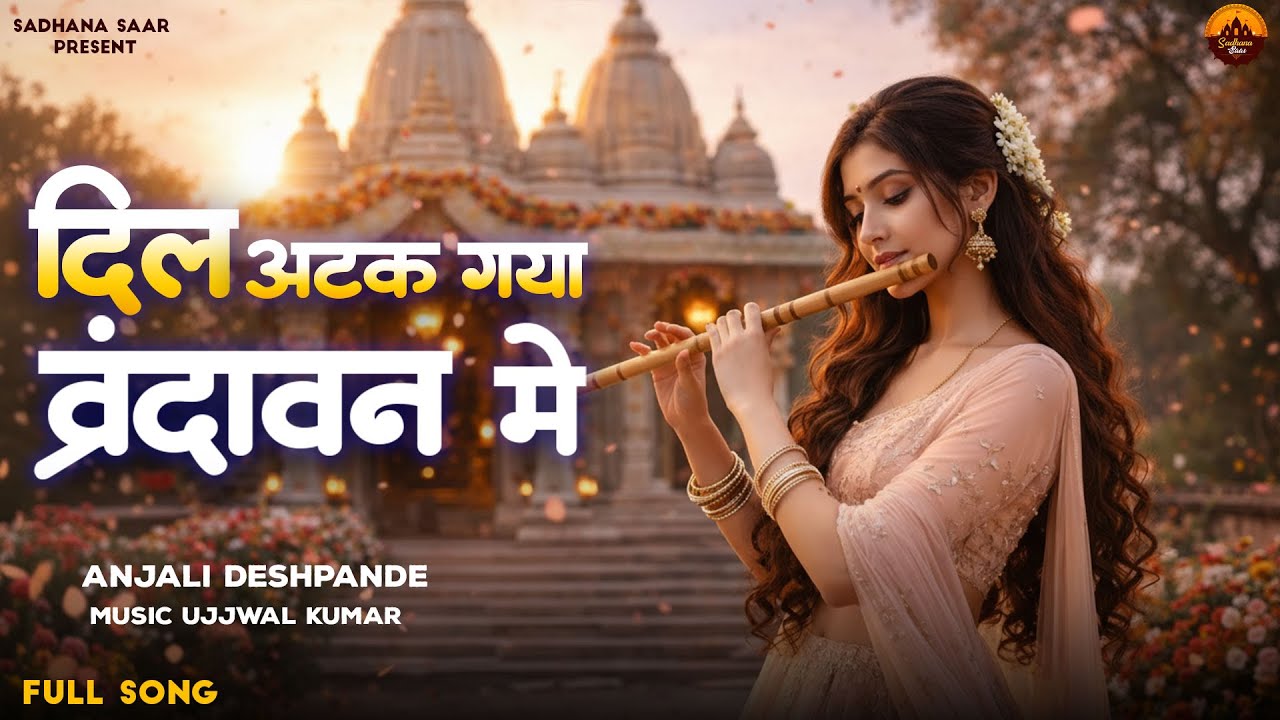 Dil Atak Gaya Vrindavan Mein | दिल अटक गया वृन्दावन में  -  Krishna Bhajan 2026 | राधा कृष्णा भजन