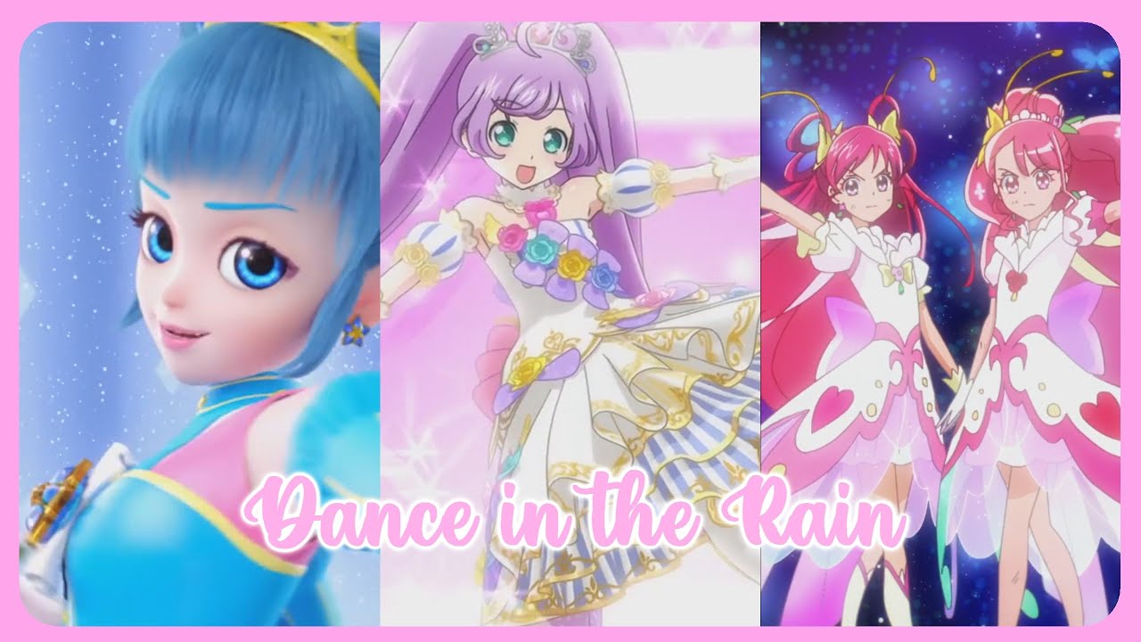 Magic Girls Transform || Dance In The Rain (for Amanda Porkorny) (B-Day Video)