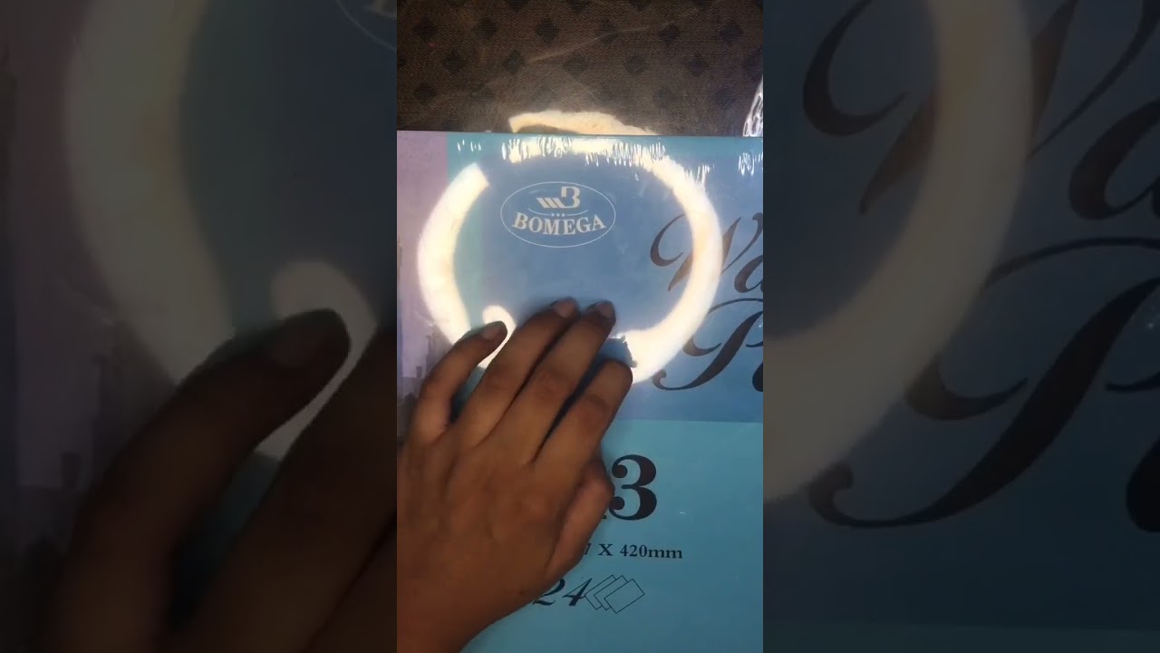 Unboxing my new watercolor pad A3 |7years| 