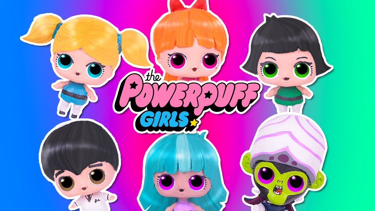 The POWERPUFF GIRLS like BABIES 👶🏻 Blossom, Bubbles, Buttercup & Bliss! - Toy Transformations