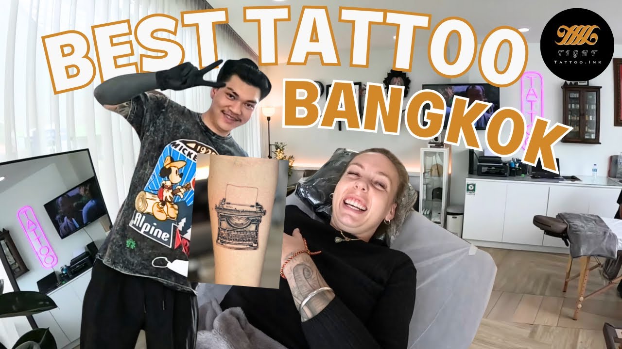 I got a tattoo in BANGKOK, THAILAND! Best studio in Bangkok 🇹🇭