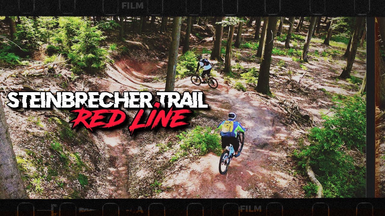 Steinbrecher Trail Red Line Neue Legale MTB Trails Dossenheim Heidelberg DJI mini 4 Pro