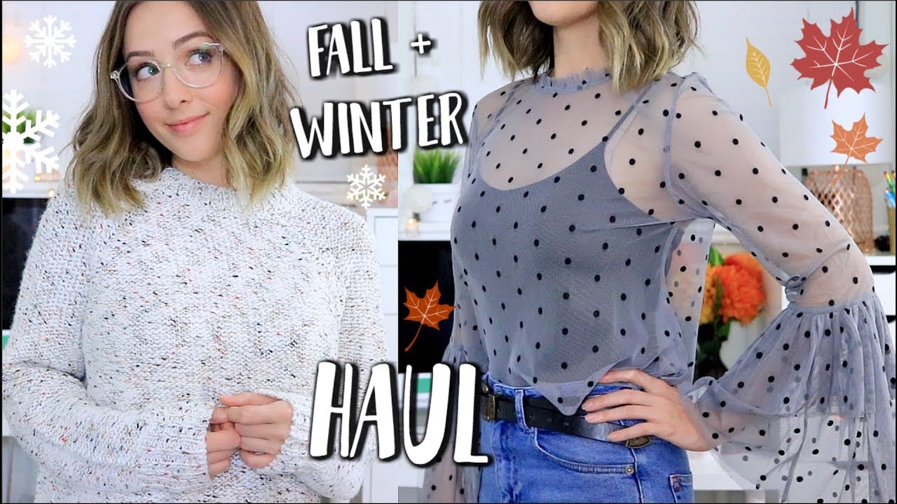 HUGE Fall/Winter Everyday Clothing TRY ON Haul!! Topshop, Target, H&M + More!