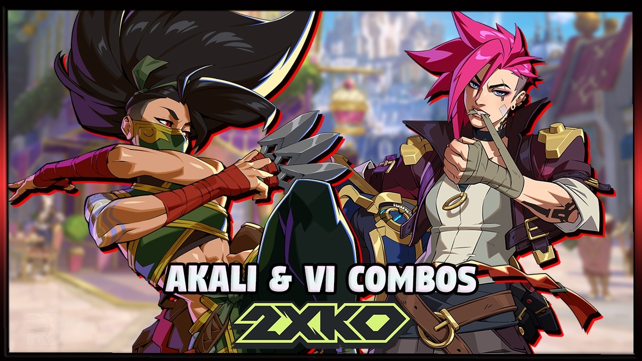 Akali & Vi High Damage Combo Routes 🔥|  2XKO