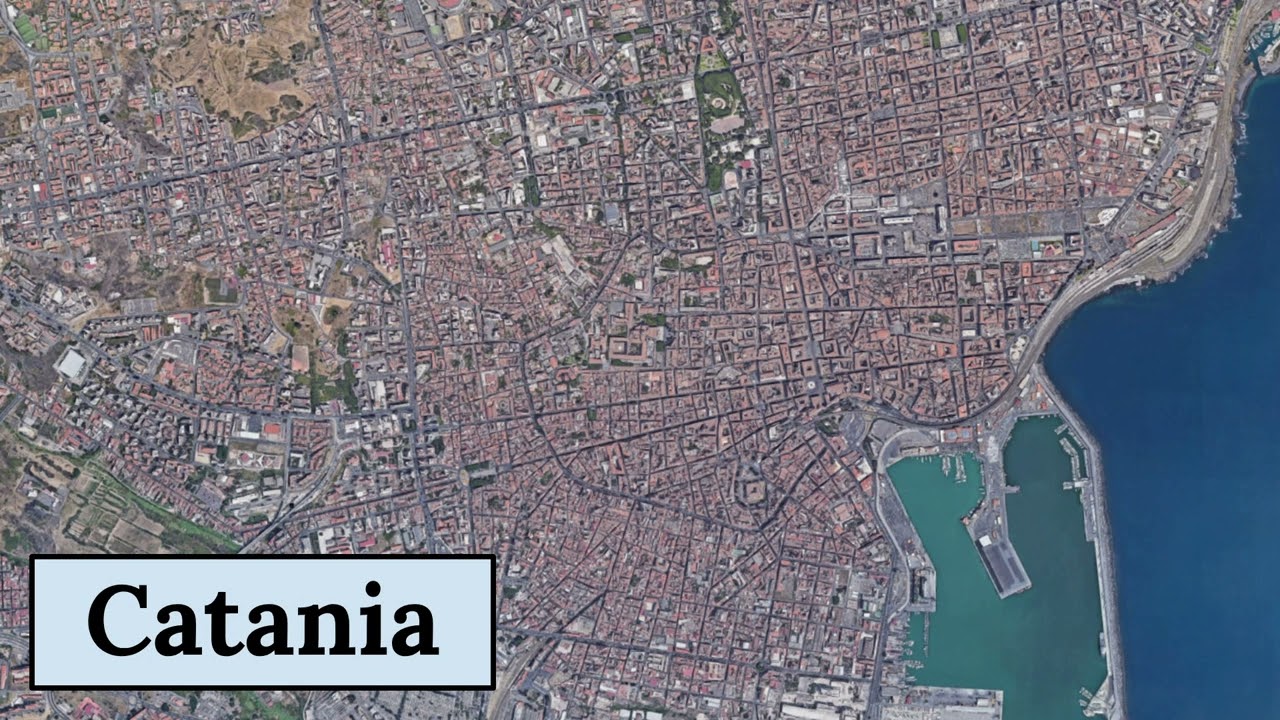 GEOGRAPHY OF CATANIA in 1 minute 🗺️