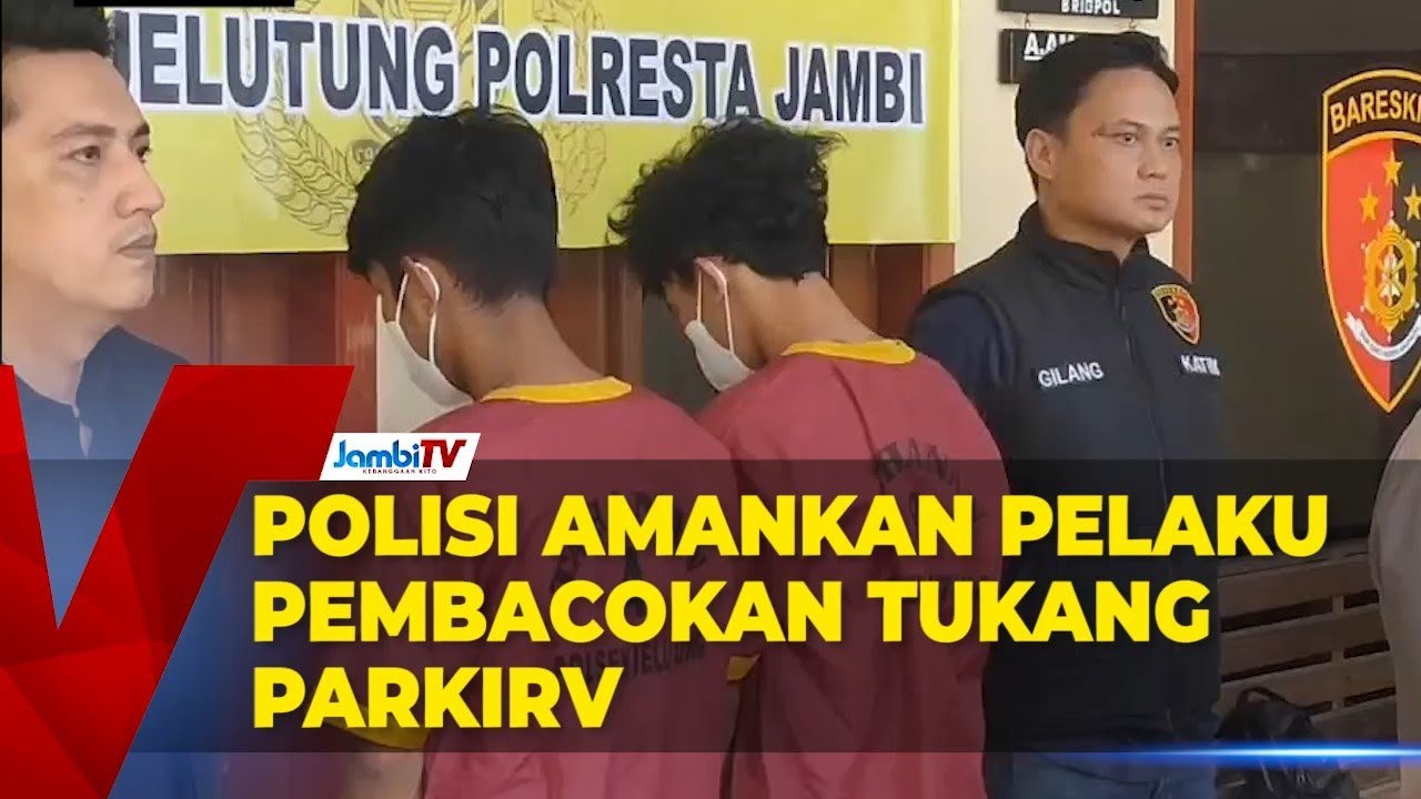 POLISI AMANKAN PELAKU PEMBACOKAN TUKANG PARKIR