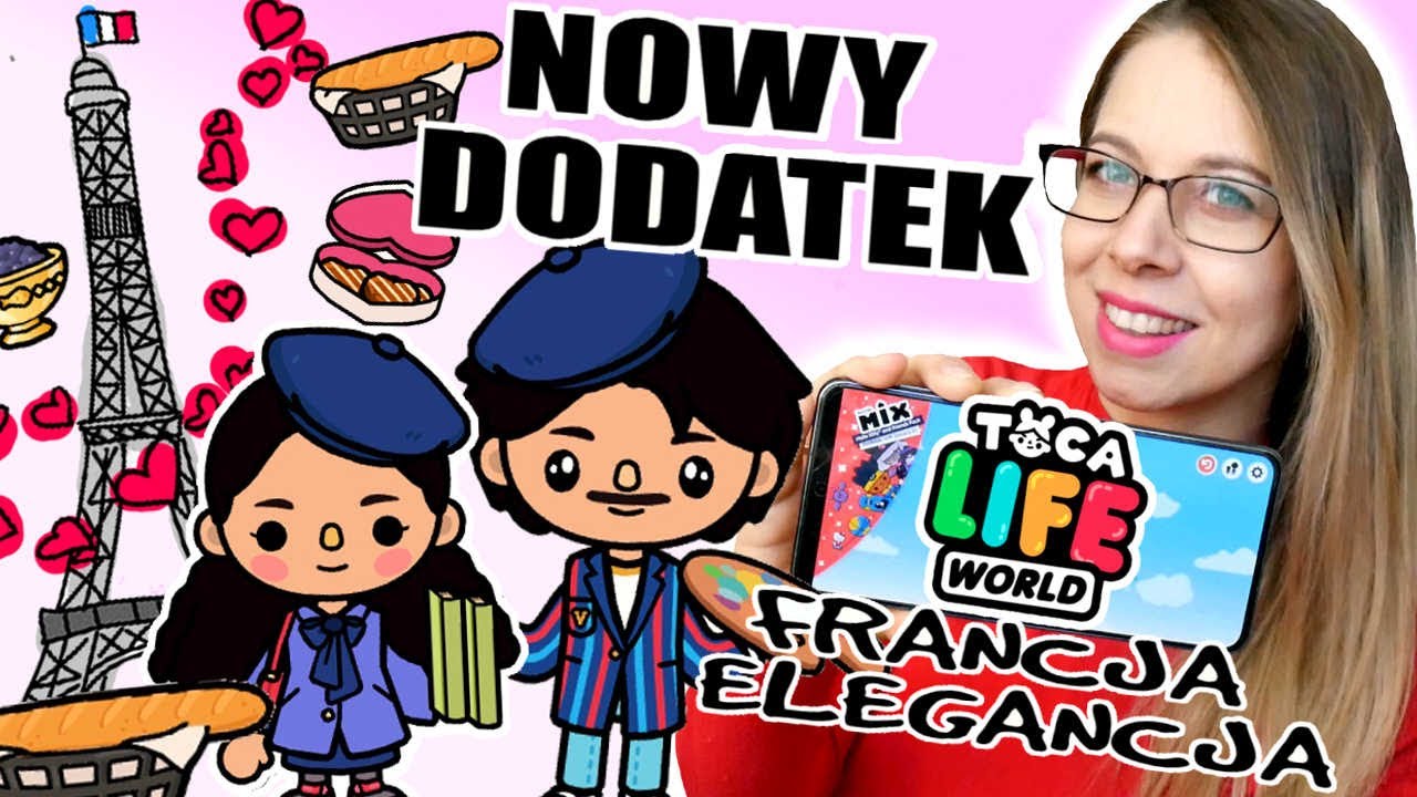 NOWY DODATEK *FRANCUSKI STYL W TOCA BOCA* #toka #tocaboca #grynatelefon