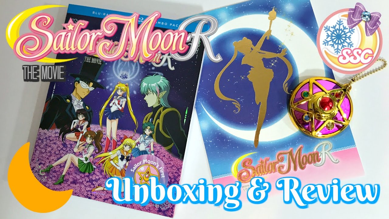 Sailor Moon R The Movie Viz Media BluRay & DVD Unboxing w/ Menus ~ セーラームーンR