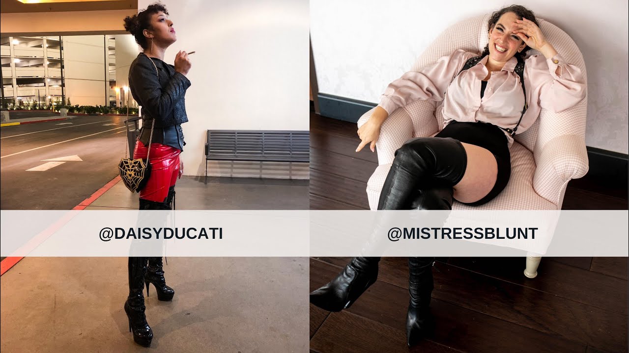 Femdom Dominatrix Mistress Blunt Interviews Daisy Ducati About Boot Fetishes!