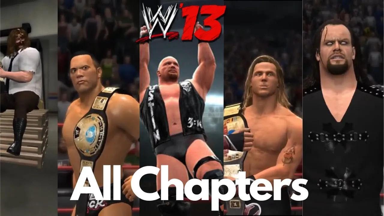 WWE 13 - Attitude Era Mode (All Chapters)