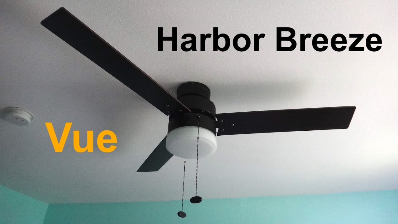Потолочный вентилятор Harbor Breeze Vue 44 дюйма, бронзовый (монтаж)