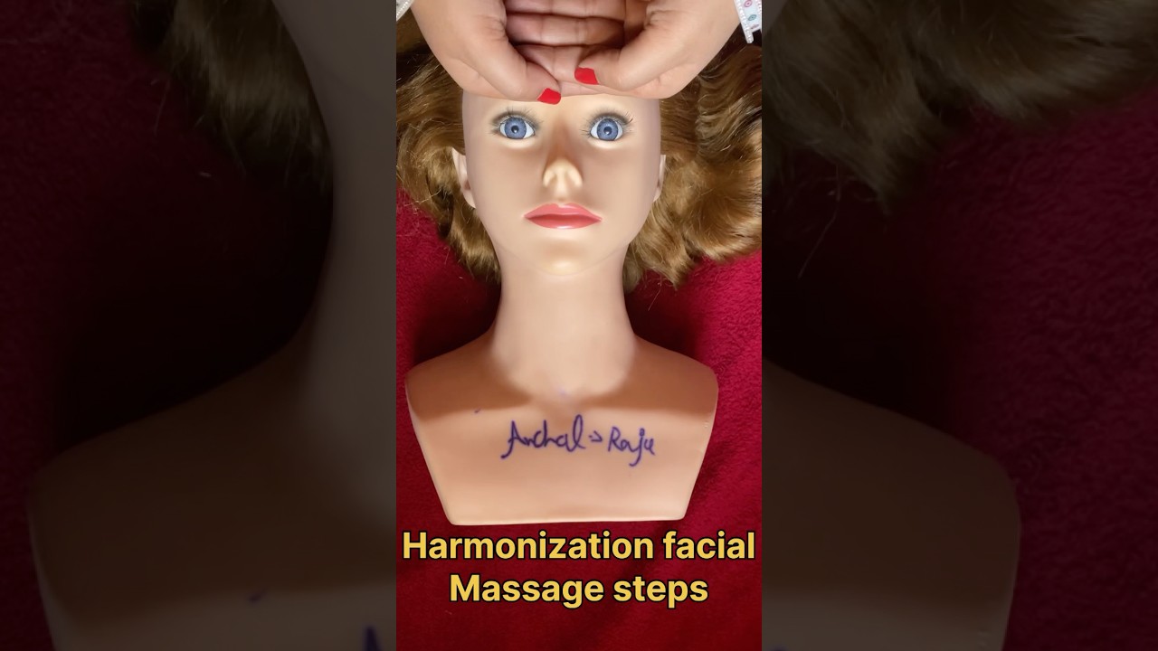 Harmonization facial massage steps #shorts #shortsfeed #shortvideo #facial #massage #massagetherapy