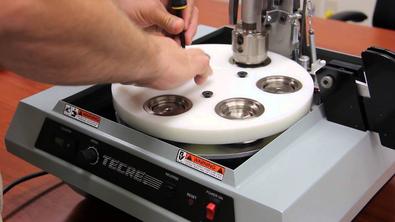 How to Change a Dieset on the Tecre Electric Button Maker Machine