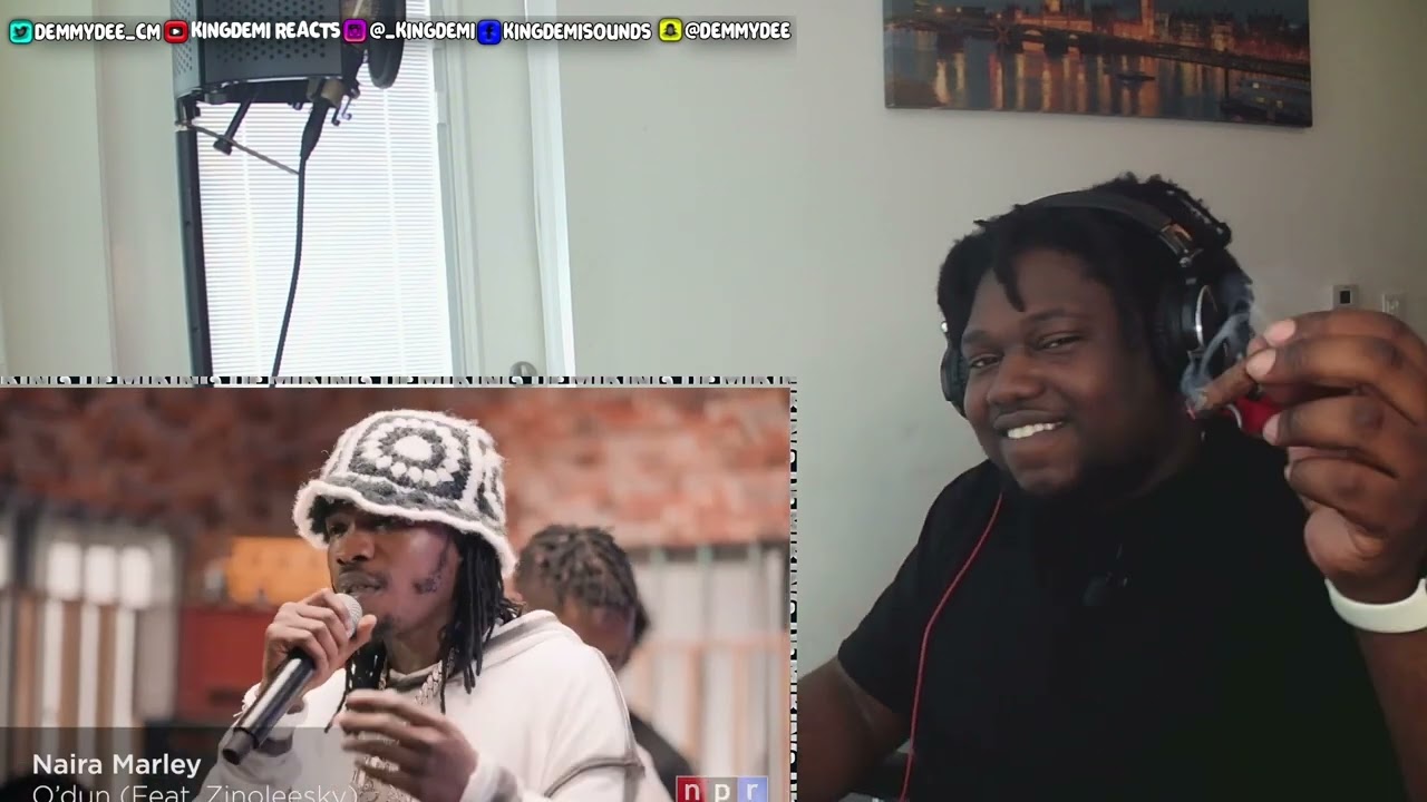 Naira Marley Tiny Desk (Home) Concert | REACTION