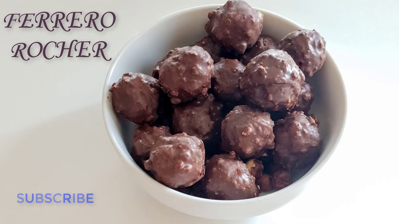 Healthy Ferrero Rocher Energy balls - Zdrowe Kulki Mocy Ferrero Rocher