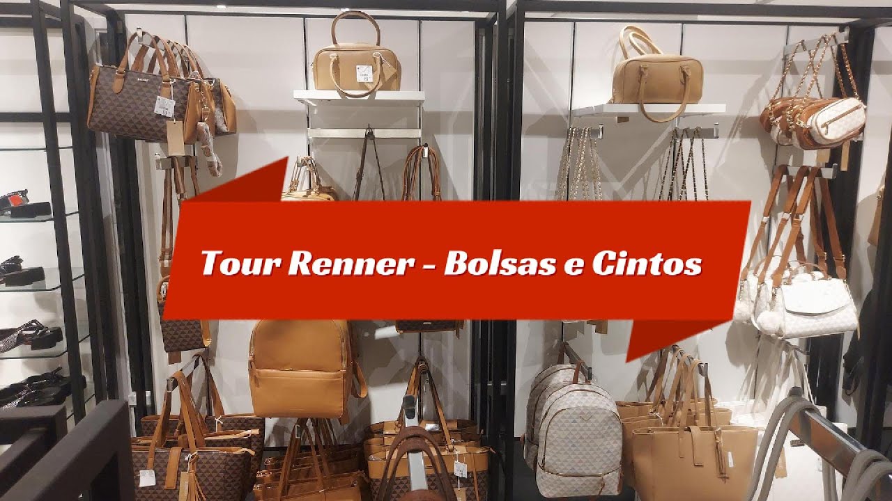 TOUR COMPLETO RENNER - Bolsas e Cintos (21/06/2024) 👜 🎒😍#cuiabá #tour #renner #modafeminina