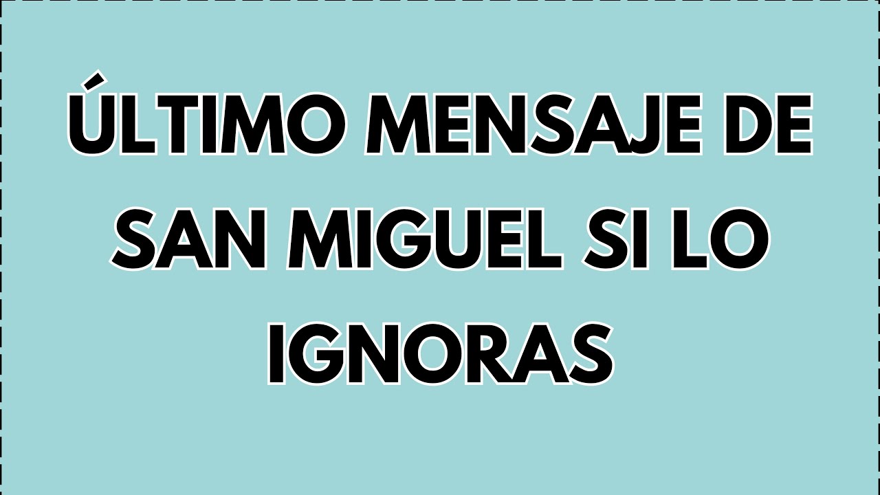 📩 Si ignoras esto… no volverás a ver el mensaje del Arcángel Miguel. Último aviso dentro...