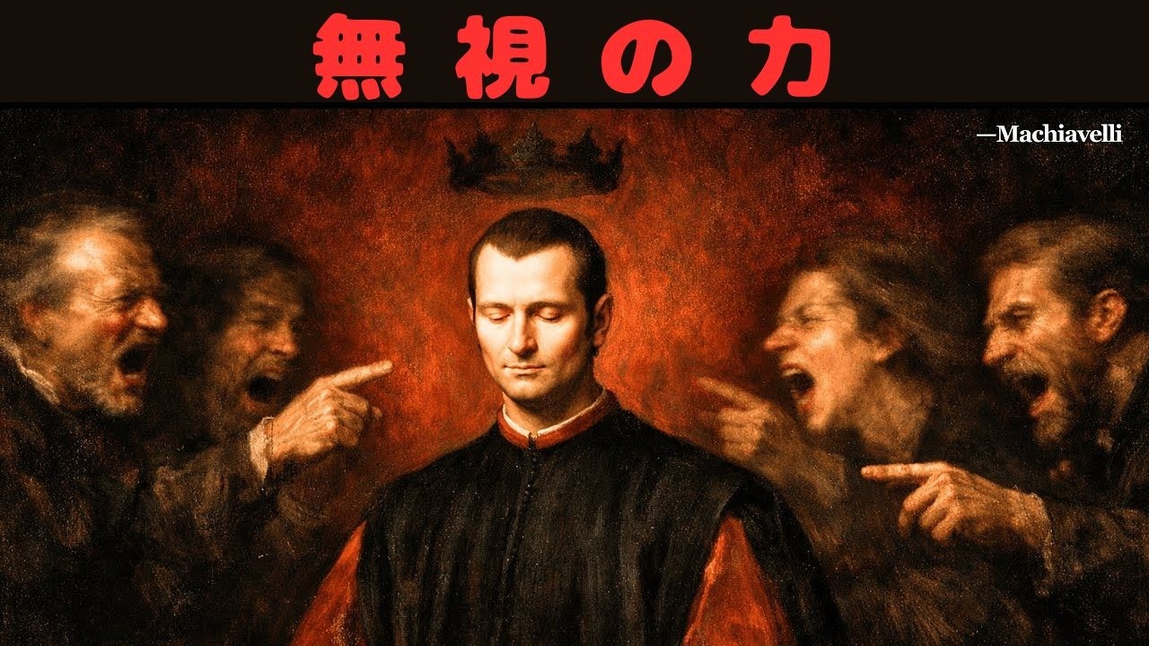 人を無視する術！最も冷酷な権力｜マキャベリの闇の心理学トリック