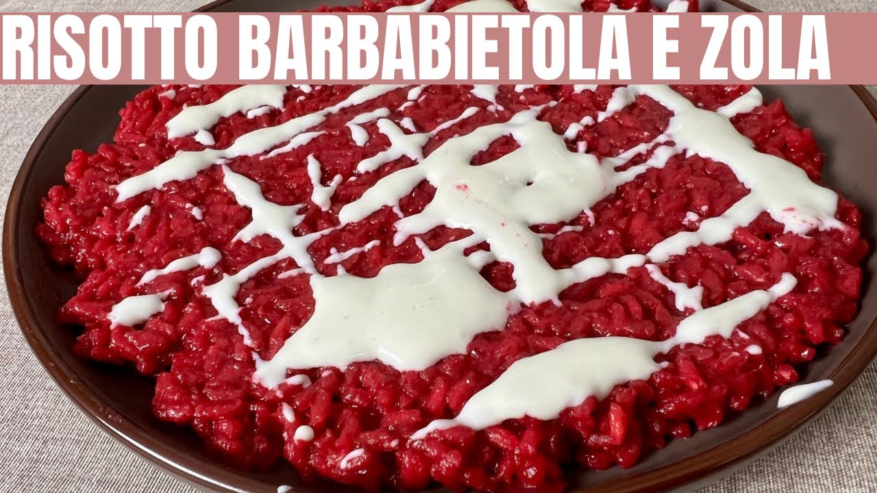 RISOTTO BARBABIETOLA E GORGONZOLA - Ricetta facile e gustosa ! 