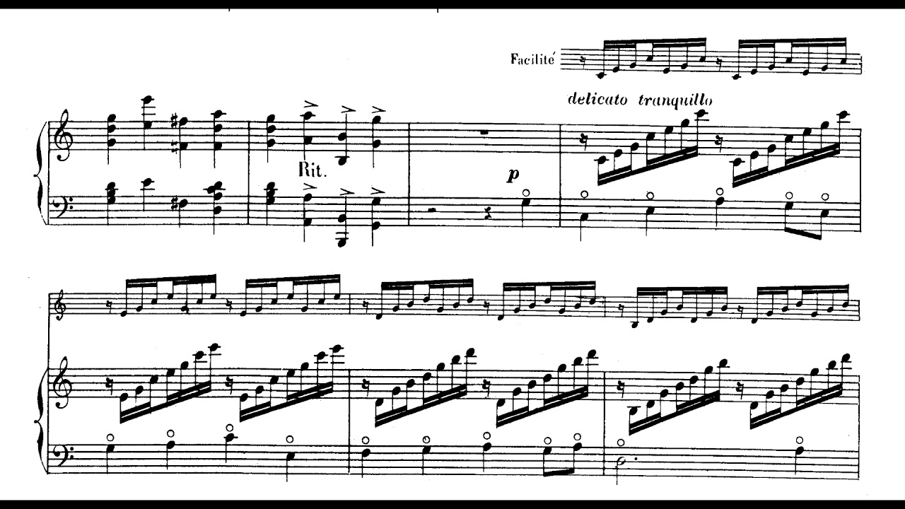 Camille Saint-Sa&ecirc;ns - Fantaisie for Harp, Op. 95 (1893) [Score-Video]