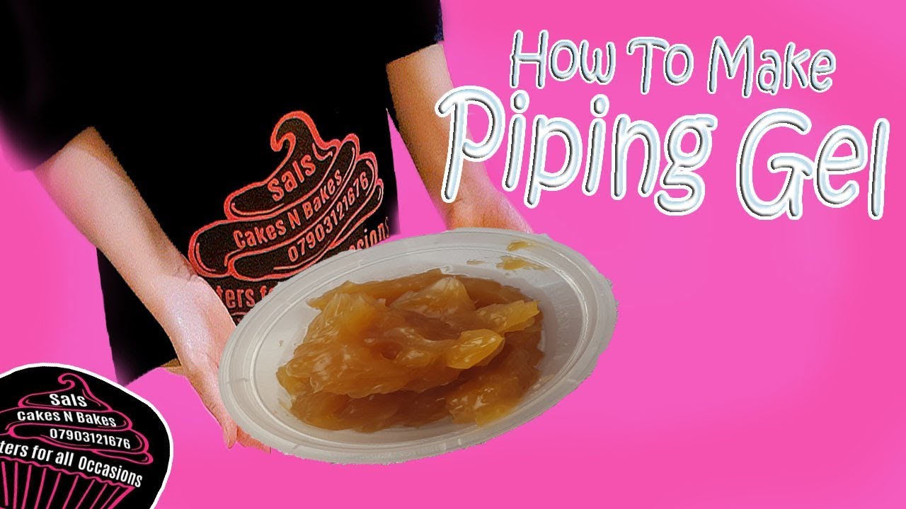 Piping Gel Homemade | Sal's Cake's n Bake's
