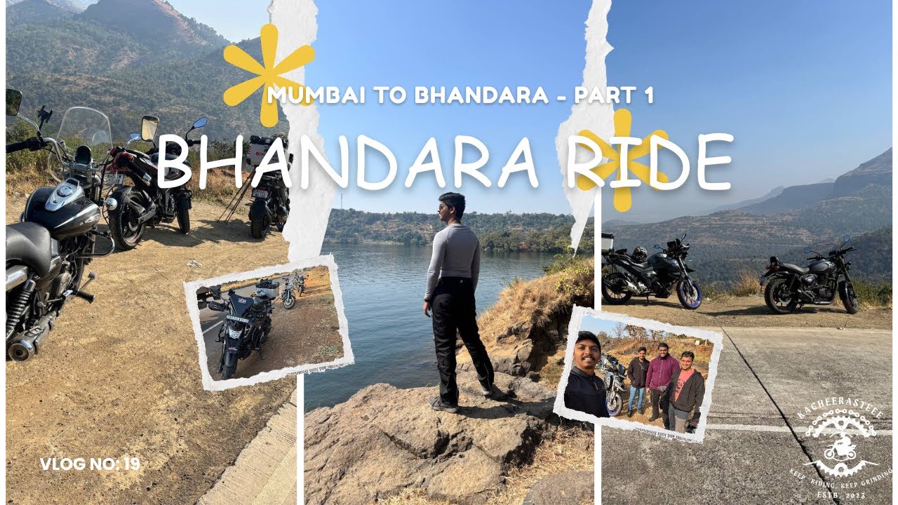 Dosto ke Saath 2025 ki Aakhri RIde - Mumbai to Bhandardara  (Part 1)