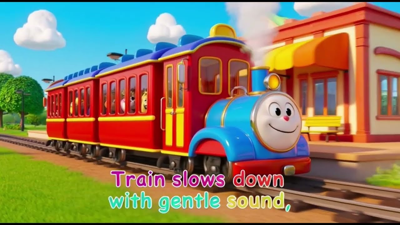 The Dancing Animal Train Adventure 🚂🐵  Fun Action Song for Kids by Stars spriggle kids