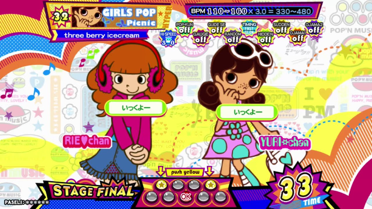 [32 Hyper, GIRLS POP] Picnic [89217, FULL COMBO, 32 good] :: pop'n music peace