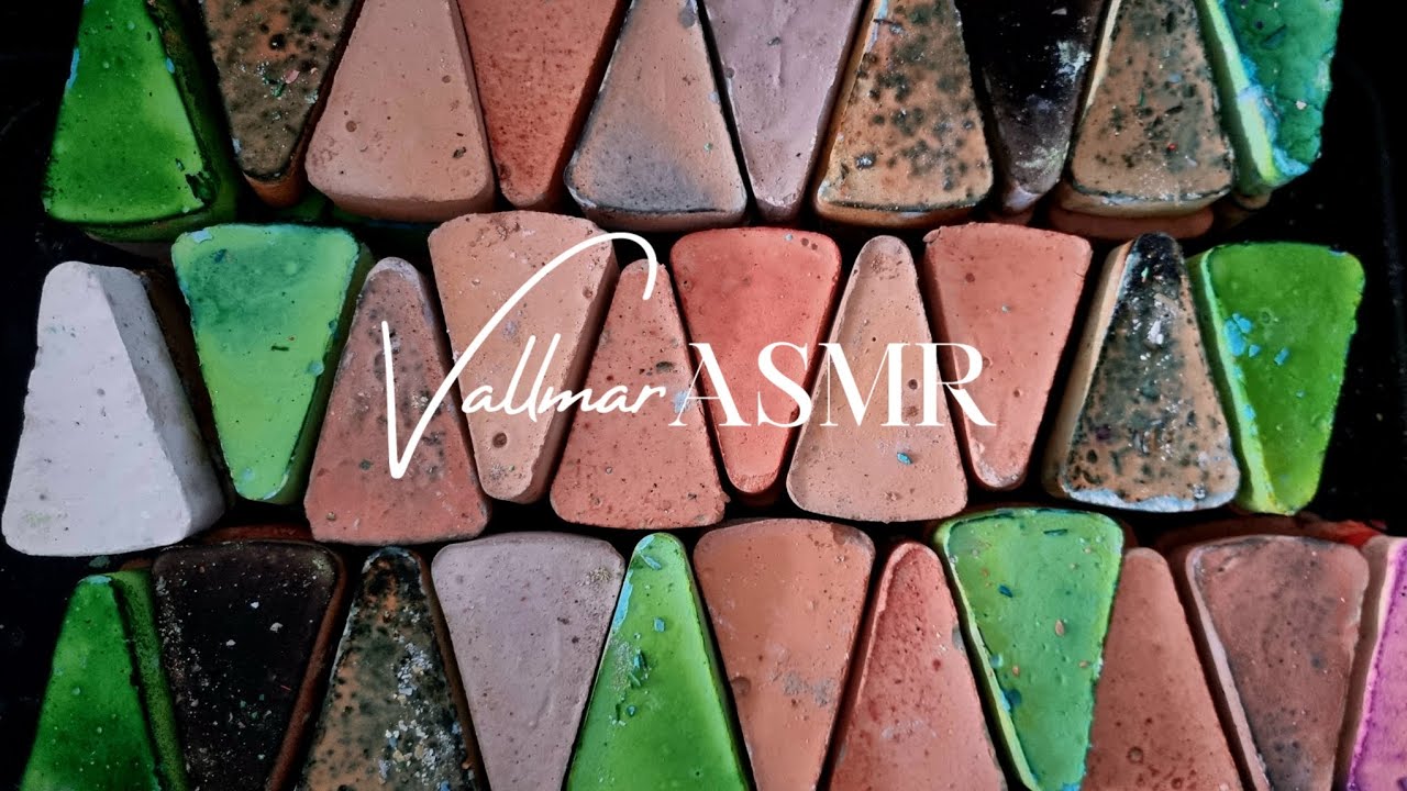 90+ gym chalk slices + slightly speed up edit at the end ❤ Satisfying ASMR