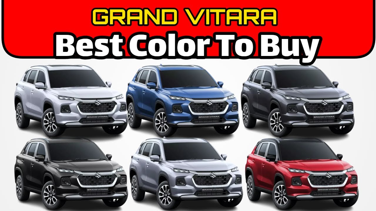 Maruti Suzuki Grand Vitara Color Options | Best Color to buy in Maruti Grand Vitara