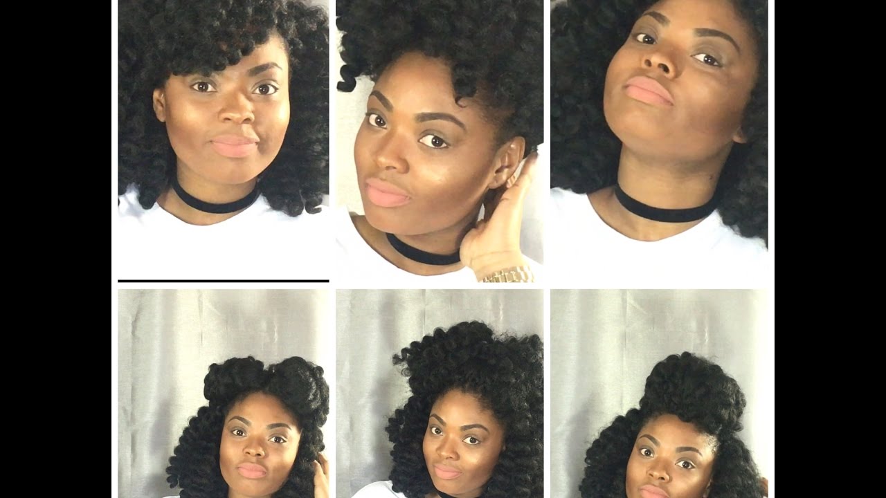 How to style crochet braids| X-pression Cuevana Bounce