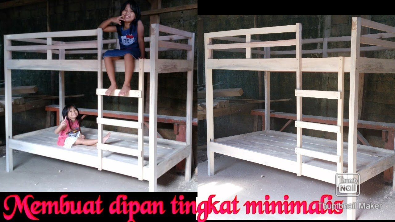Membuat dipan tingkat minimalis | Dipan Kayu | Woodworking | Nina Taristiana