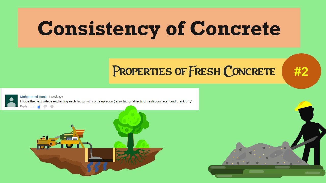 Consistency of Concrete || Properties of Fresh Concrete #2