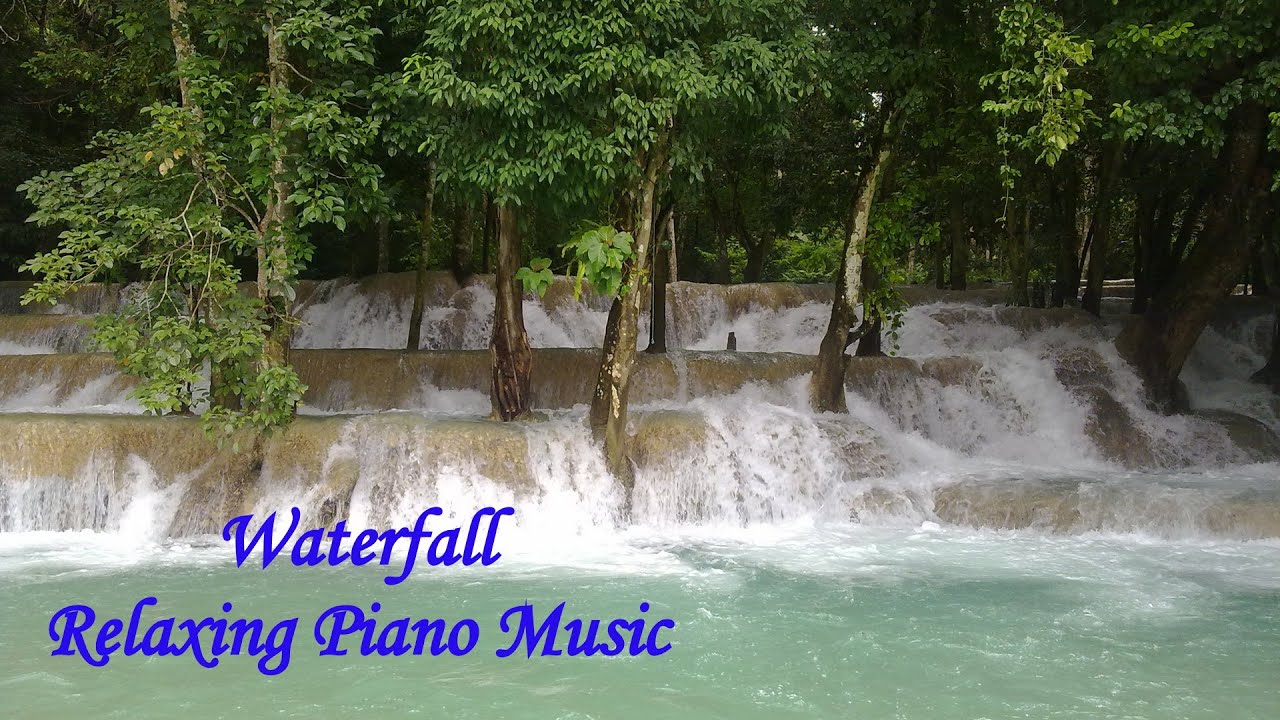 Waterfall || Relaxing Piano Music || Ambient Music || Calm Music