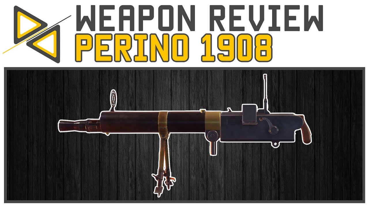 [BF1] Perino Model 1908 - All Variants - Long Range LMGs DON'T Work! [Weapon Review/Guide]