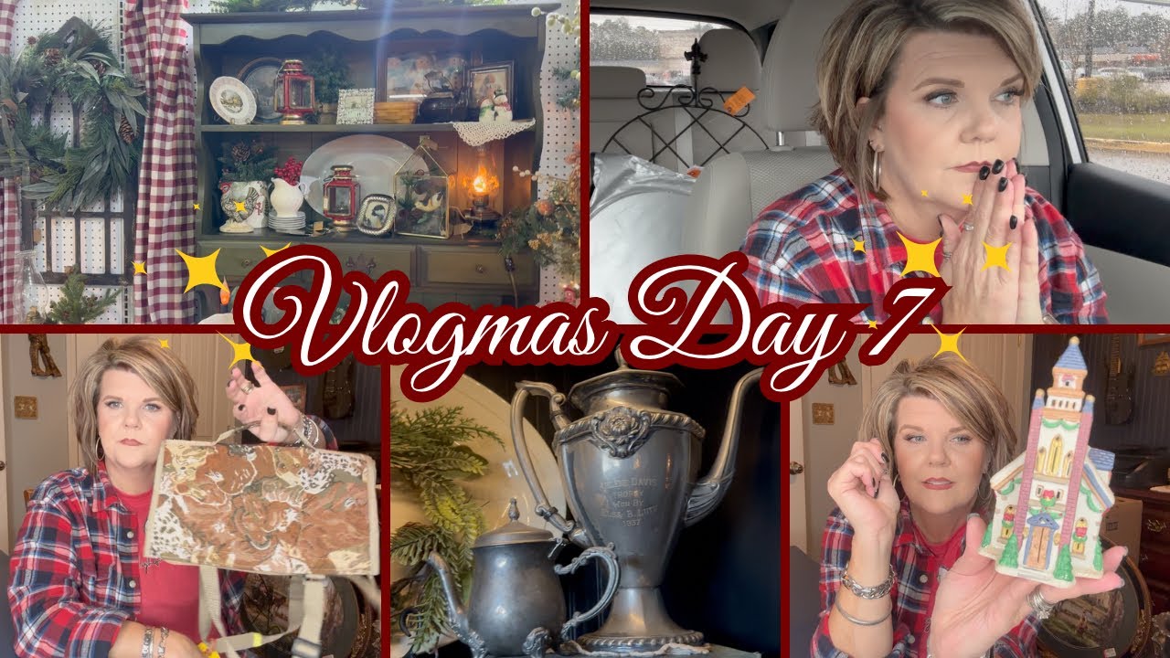 Vlogmas, день 7 | Я подрался?! Покупка секонд-хенда, обновление стенда и стилистические находки! ...