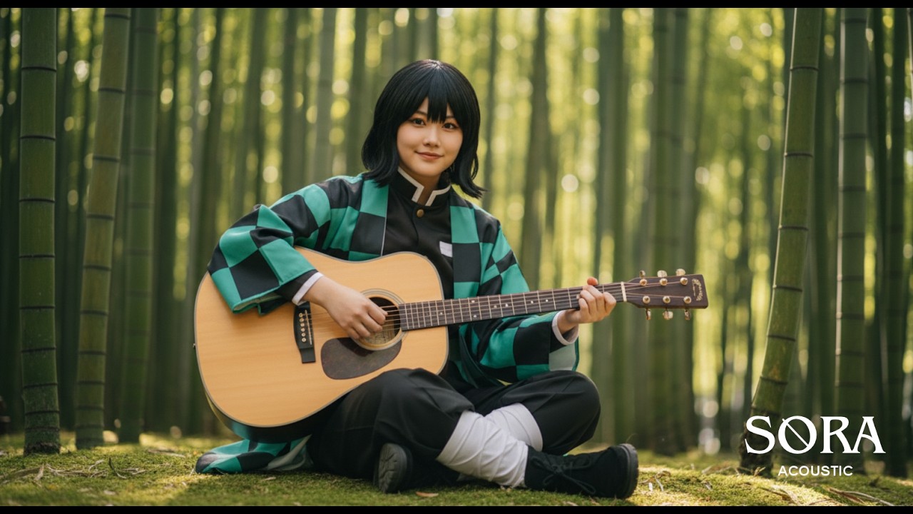 LiSA - 紅蓮華 (Gurenge)｜アコースティックカバー｜作業用BGM