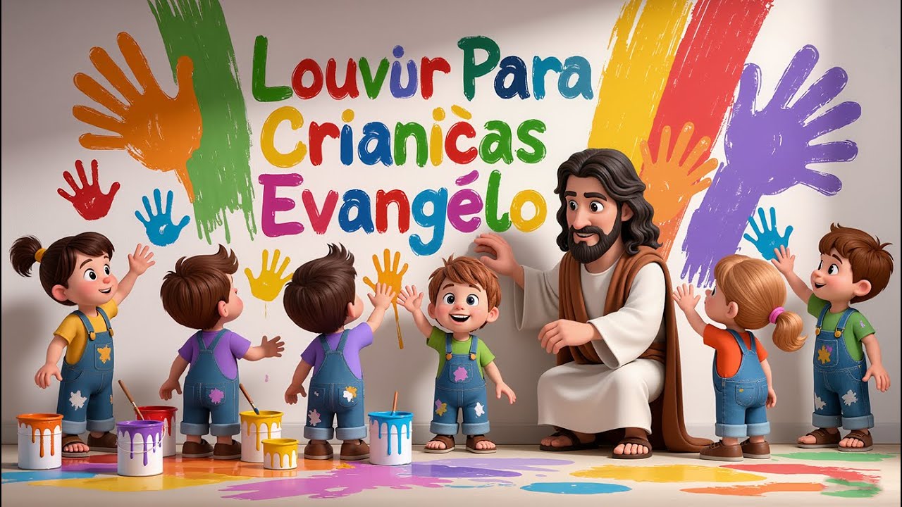Músicas sobre Jesus para crianças com mímicas engraçadas, interação do grupo e alegria pura