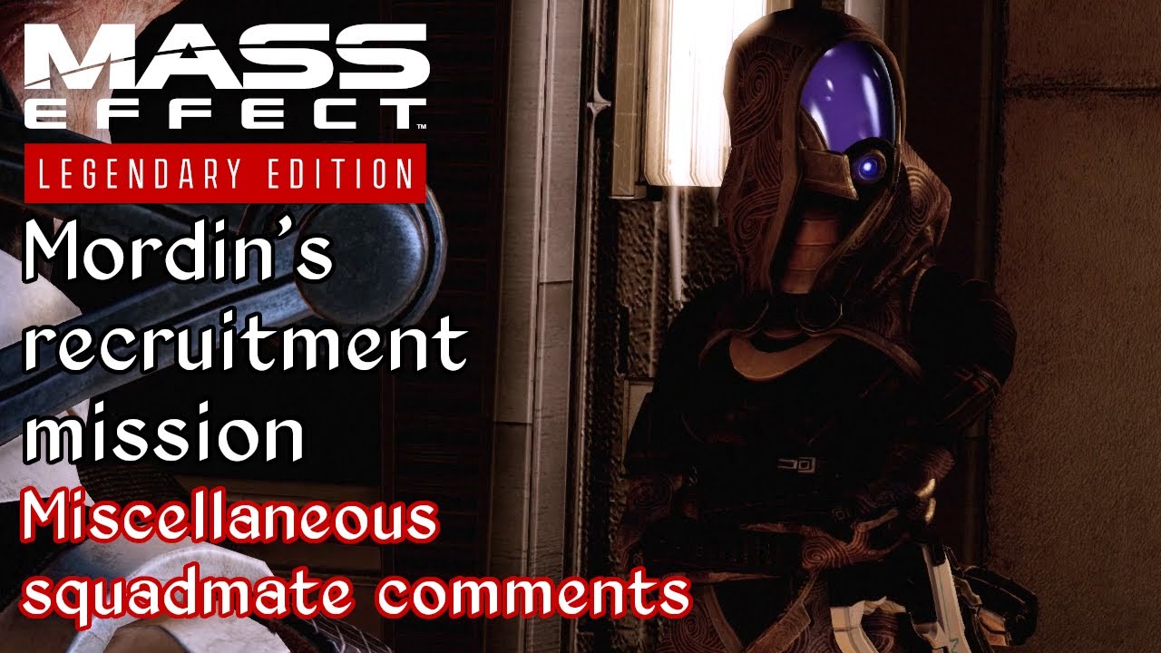 Mass Effect 2 - Recruiting Mordin - Miscellaneous squadmate comments